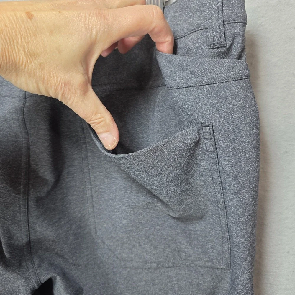 iFit Reaction Commuter Pants Mens‎ 38 Performance Reflective Pockets Dark Gray